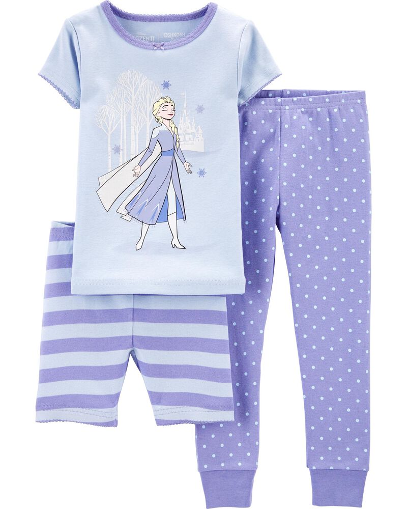 Girls Disney Frozen Anna & Elsa long Pyjamas Pjs Sizes 18m to 3 Yrs 